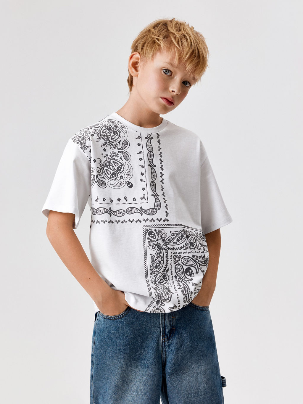 ACOOLA / Футболка детская для мальчиков Wiluna белый