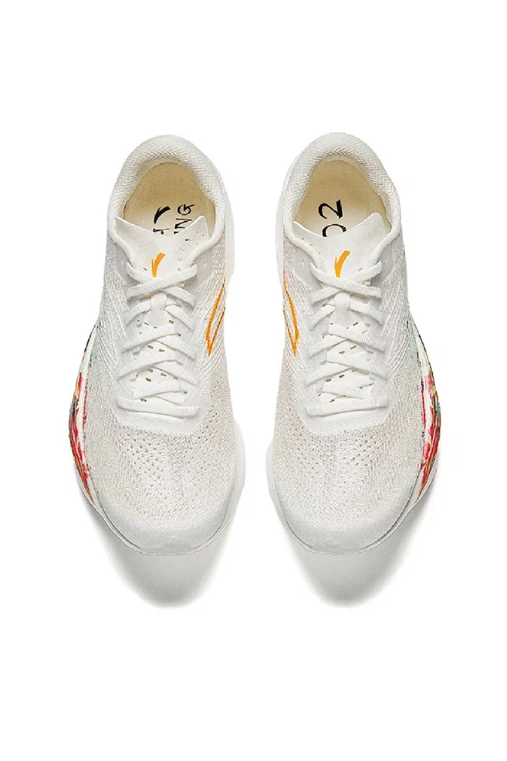 Кроссовки для бега Белый/Неоново-оранжевый/Зеленый - Anta фото 2