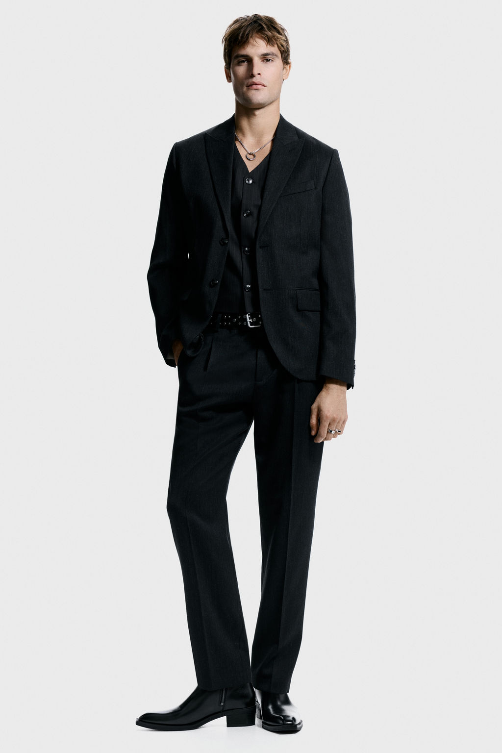 Pantal?n de traje Regular Fit - H&m фото 3