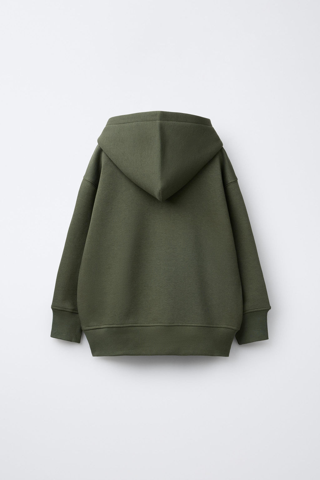 SUDADERA CAPUCHA TEXTO / Verde - Zara фото 2
