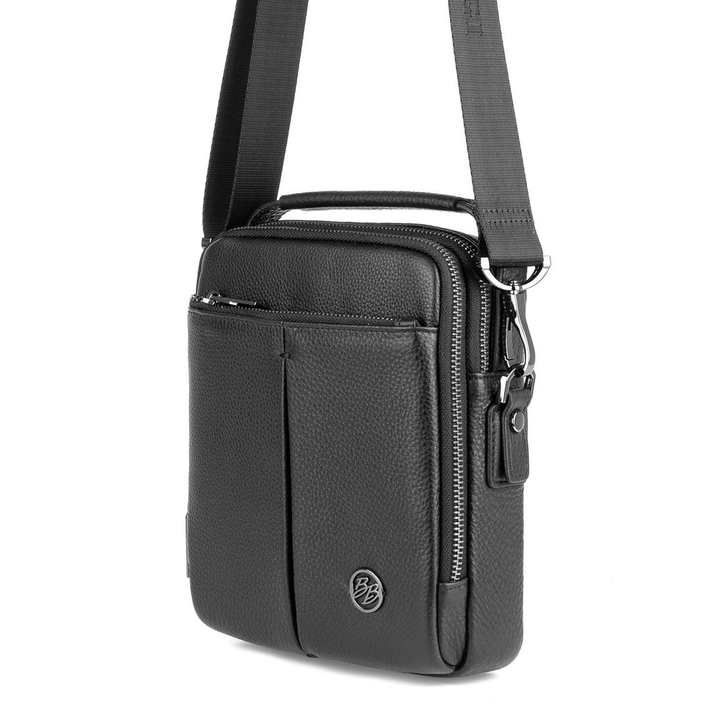 Мужская кожаная сумка - Barcelo biagi фото 2