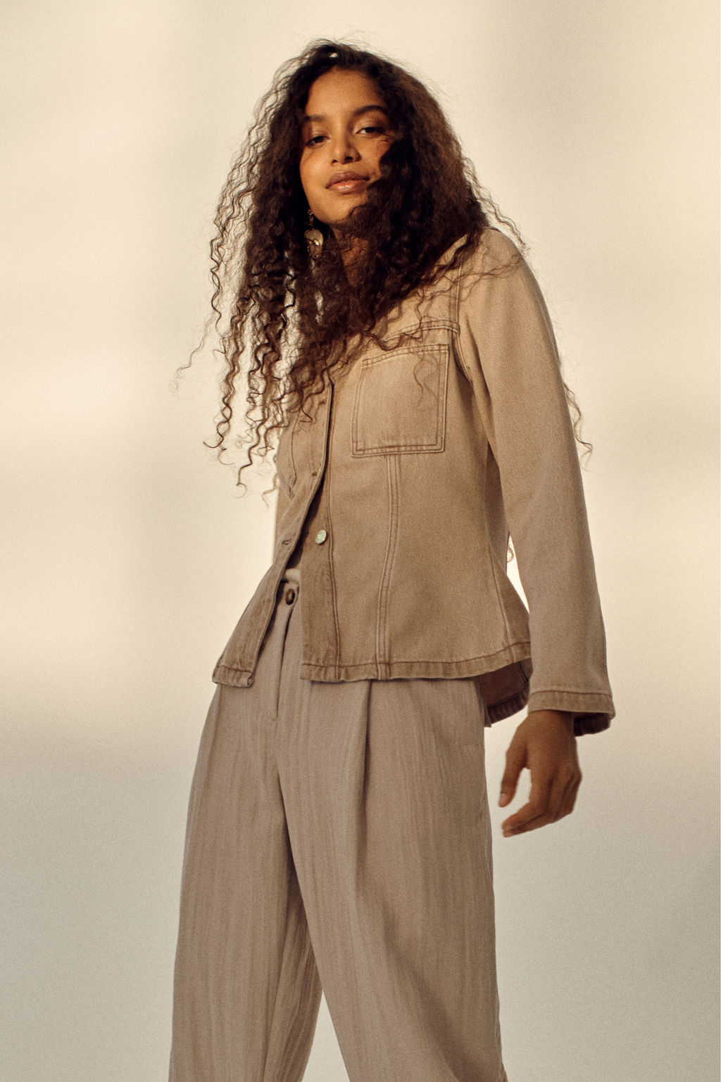 Chaqueta denim entallada - H&m фото 3