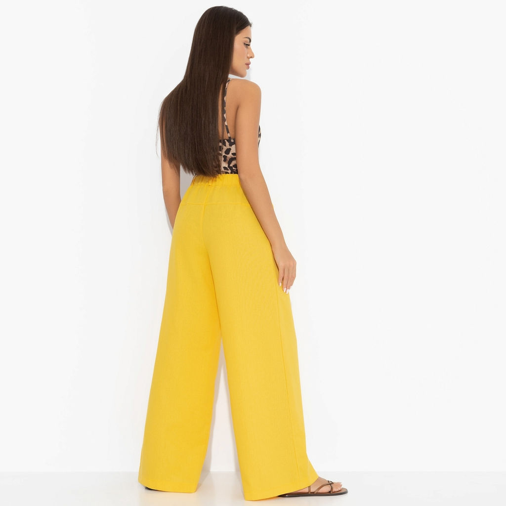 Брюки льняные Легкость льна (желтые) - Charutti фото 5