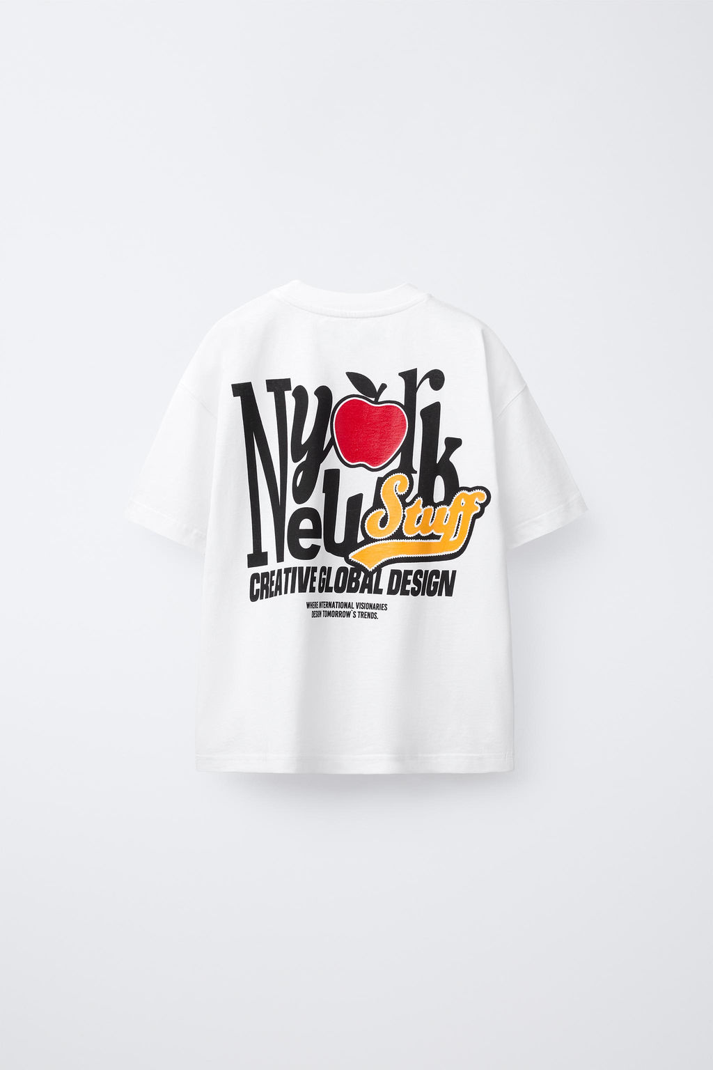 T-SHIRT WITH RAISED NY PRINT - Zara фото 2