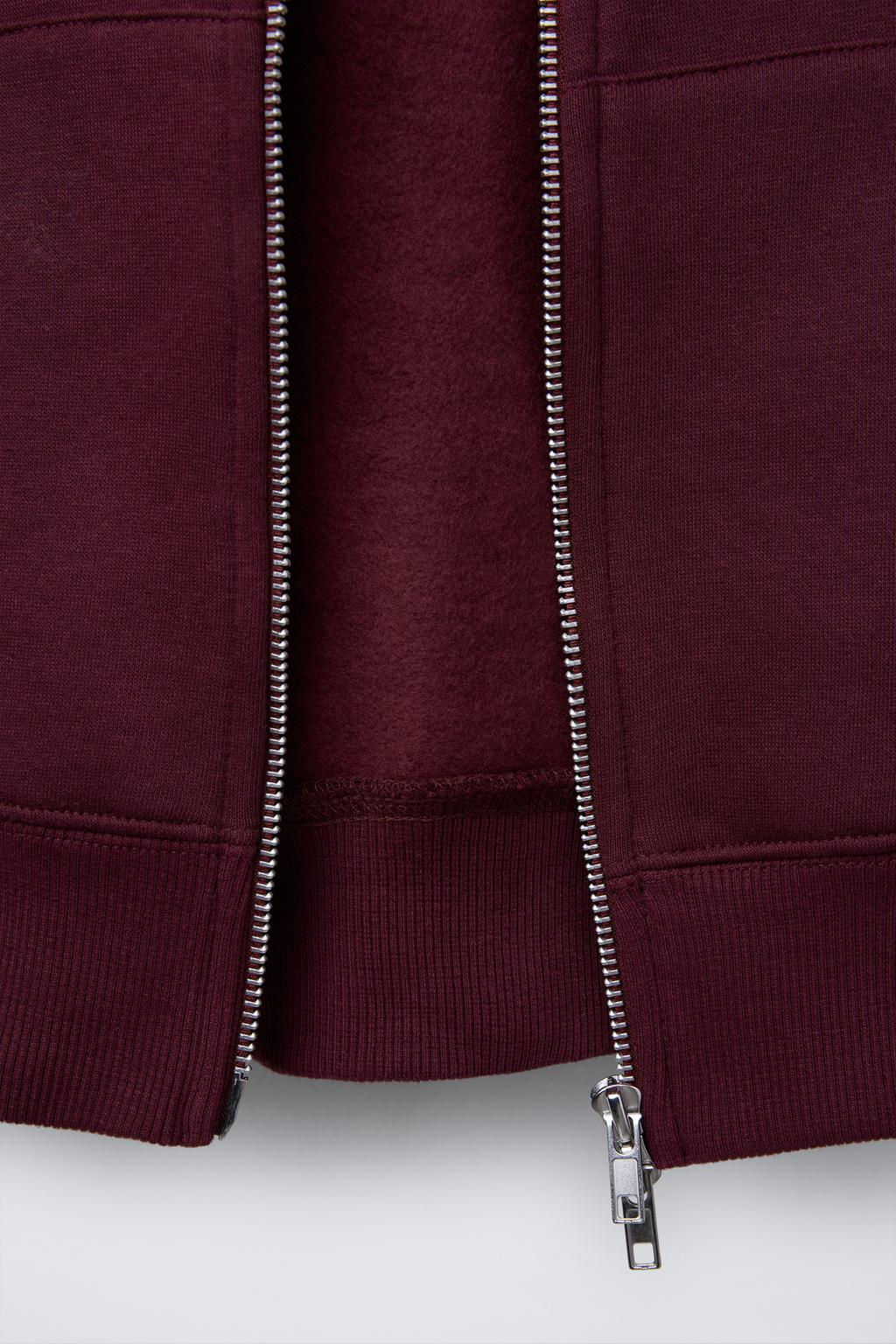 HOODIE WITH ZIP - Zara фото 5