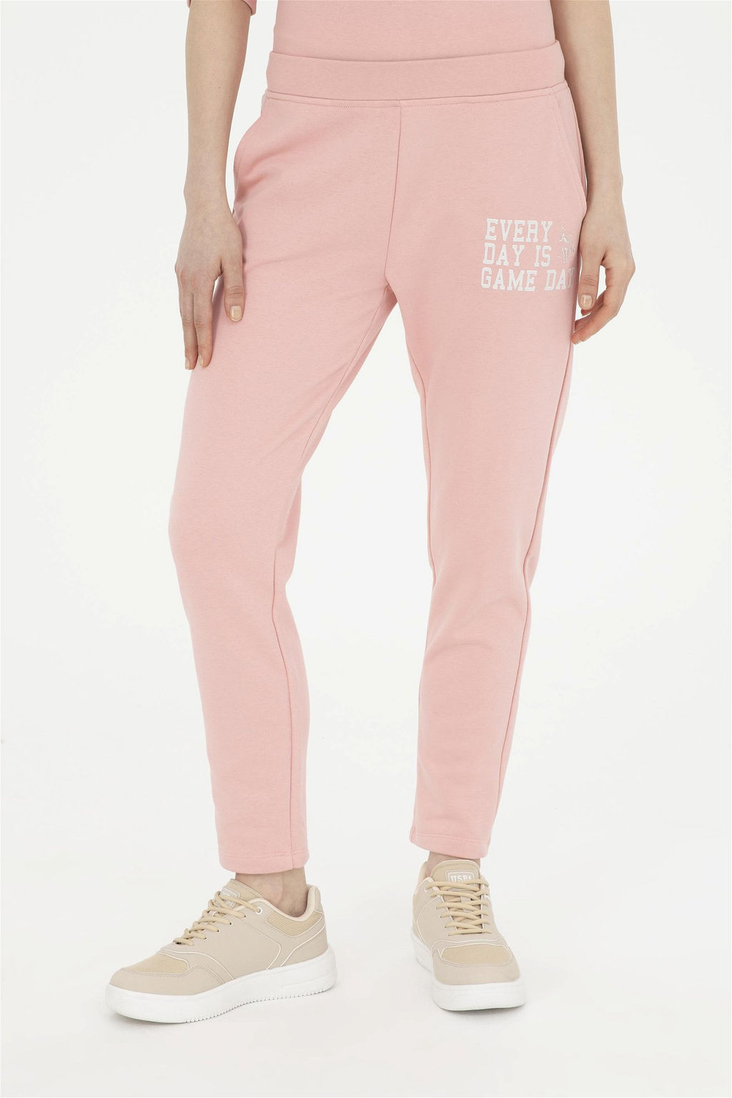 Женские спортивные штаны пудрового цвета Неожиданная скидка в корзине - U.s. polo assn фото 2