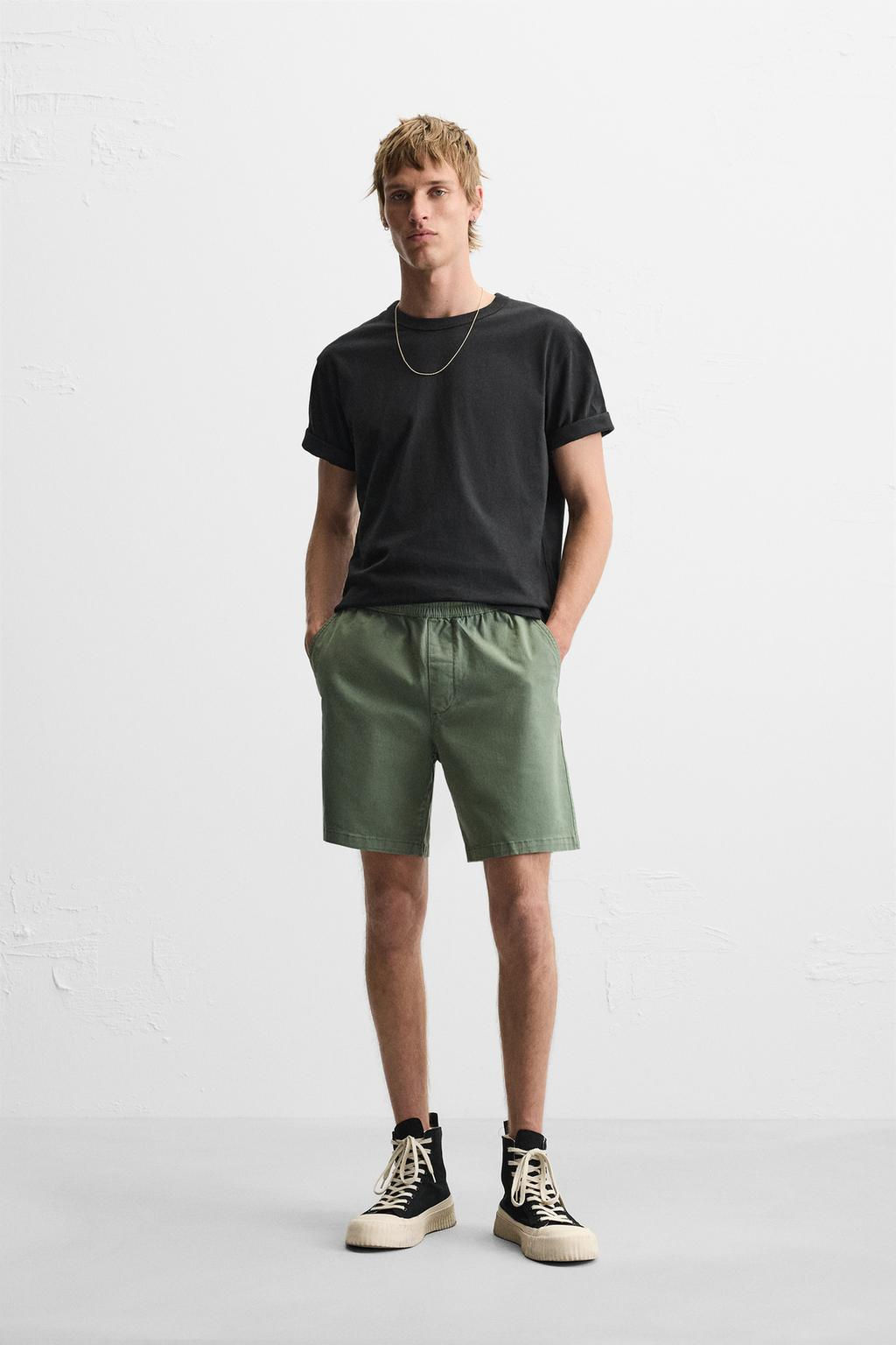 RELAXED FIT BERMUDA SHORTS - Zara фото 19