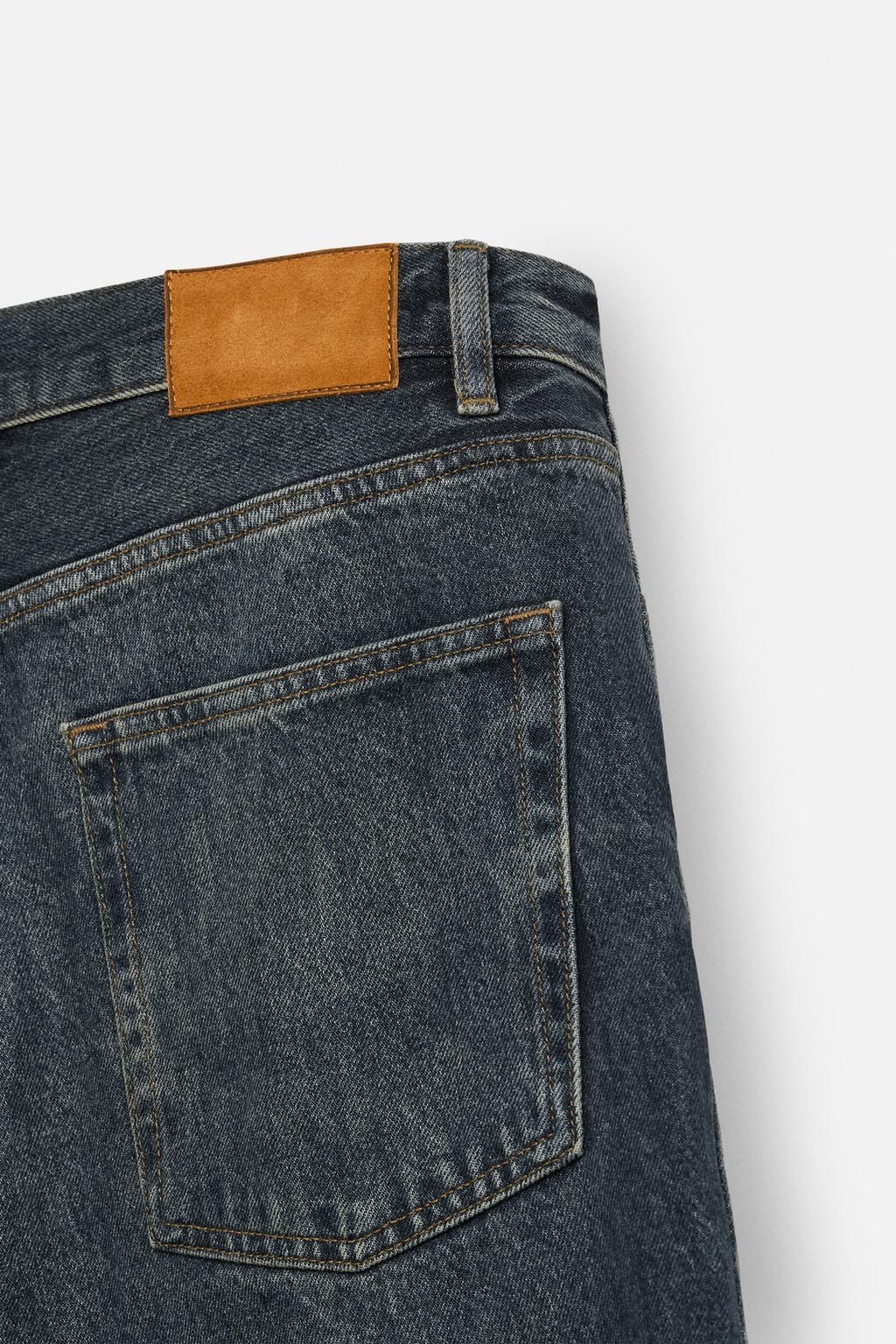 RELAXED STRAIGHT-LEG JEANS - Zara фото 10