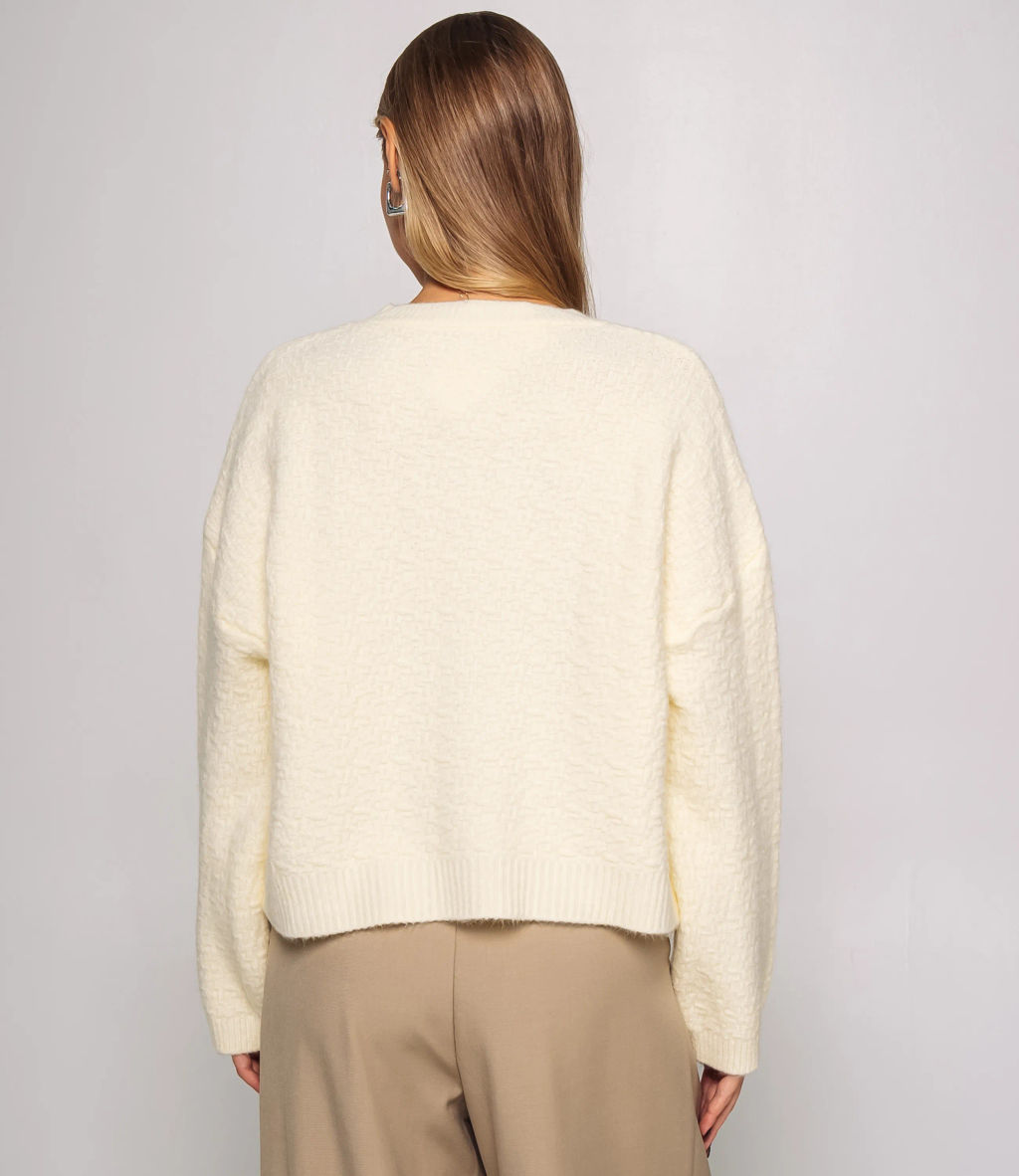 Джемпер #КТ6137, кремовый - Dommod фото 3