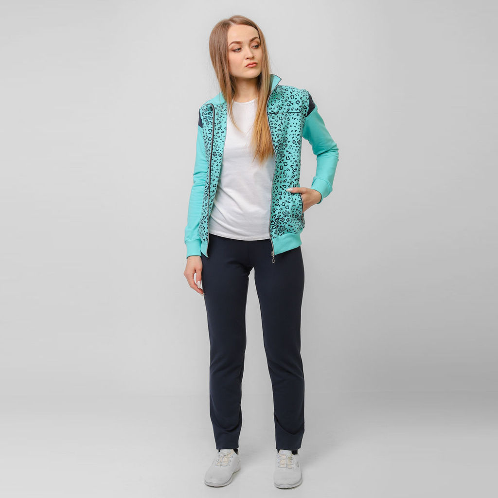 RODOS Спортивный костюм женский весна/лето М-171 Бирюза  фото 25