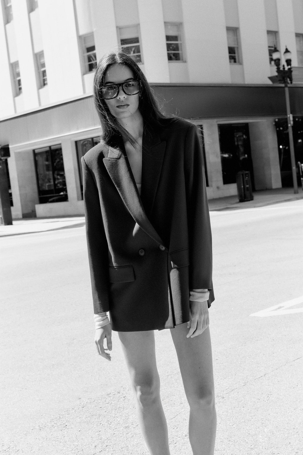 BLAZER CRUZADA OVERSIZE / Marino - Zara фото 7