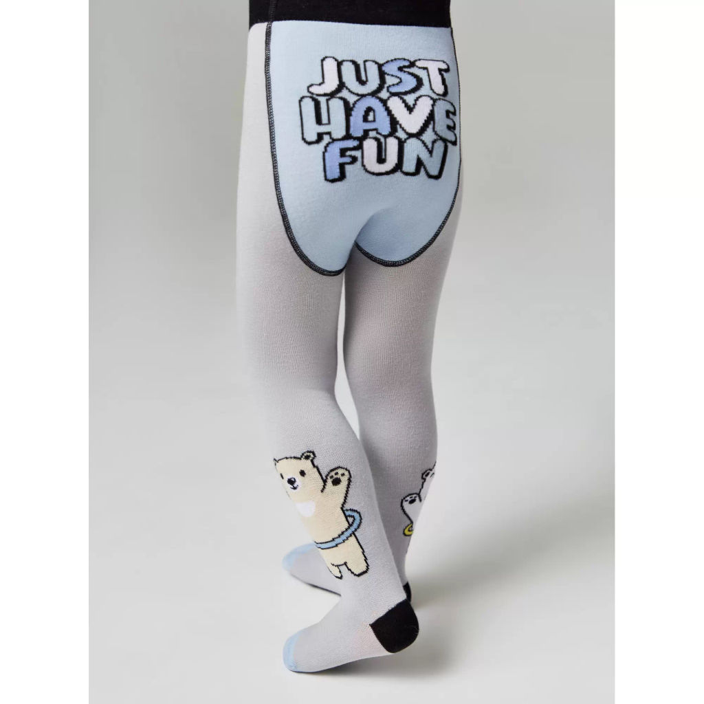 Колготки дет. HAPPIK 22С-144СП р.104-110 (30) - 661 светло-серый - Conte elegant фото 2