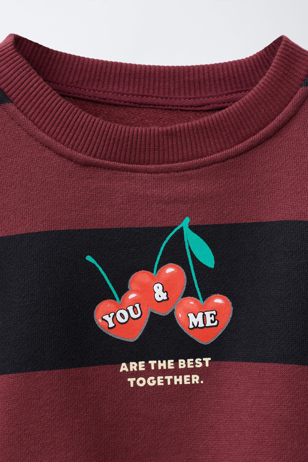 STRIPED CHERRY SWEATSHIRT - Zara фото 11