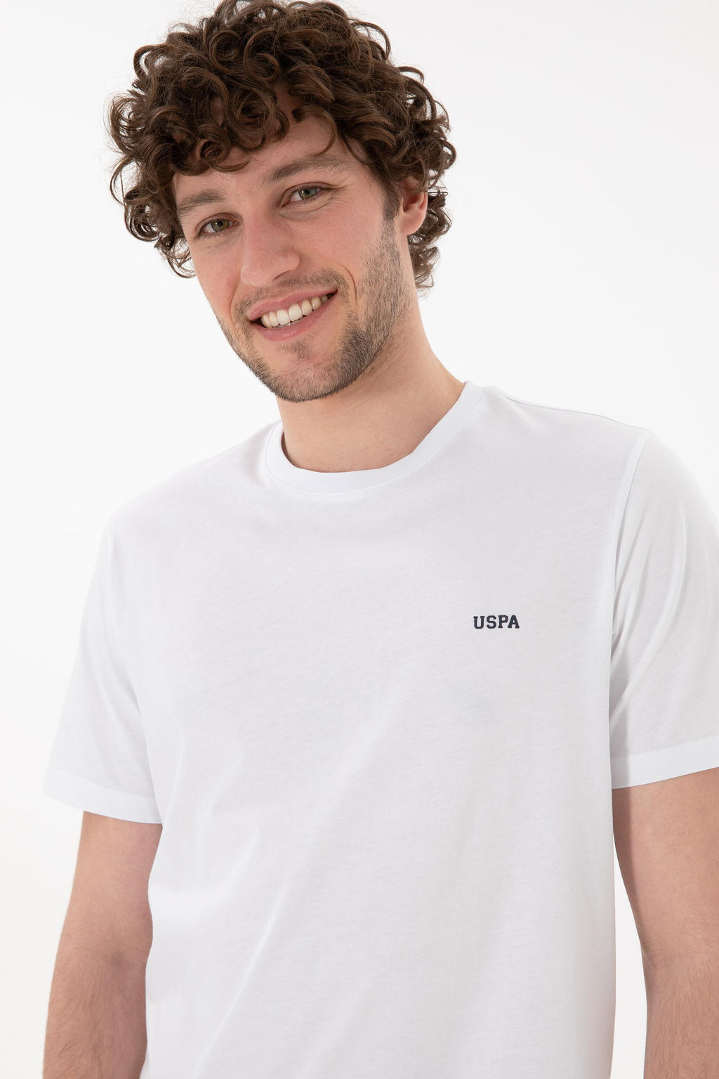 Erkek Regular Fit Bisiklet Yaka Beyaz Basic Ti__rt Sepette S_rpriz _ndirim - U.s. polo assn фото 3