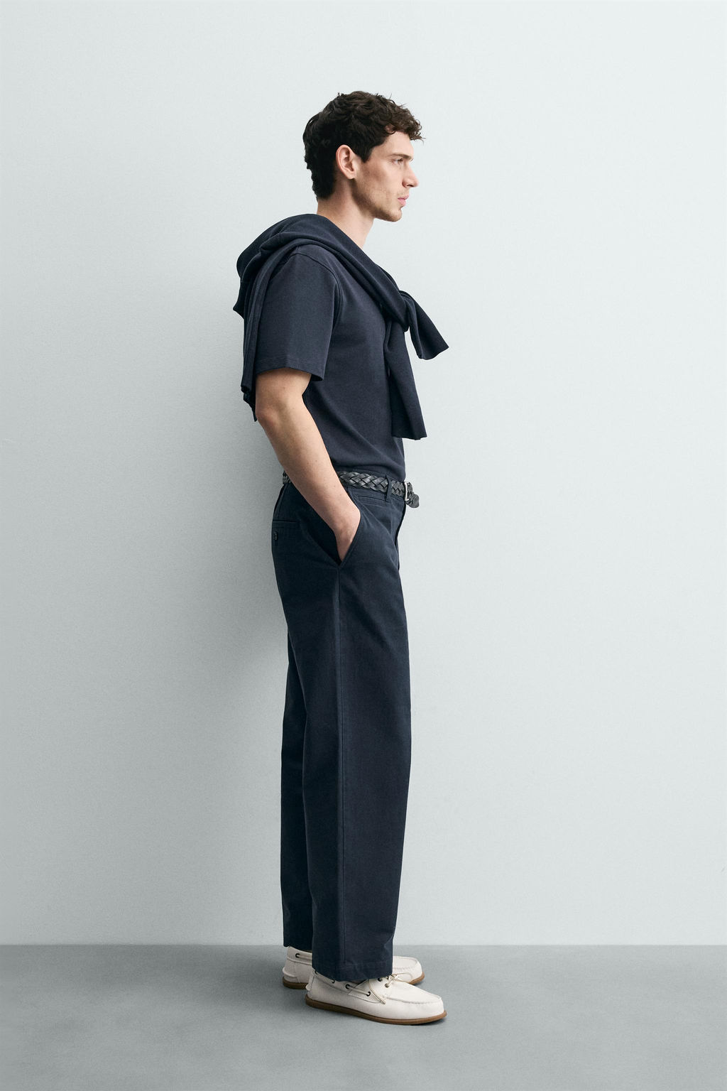 PANTAL?N CHINO STRAIGHT FIT / Marino - Zara фото 4