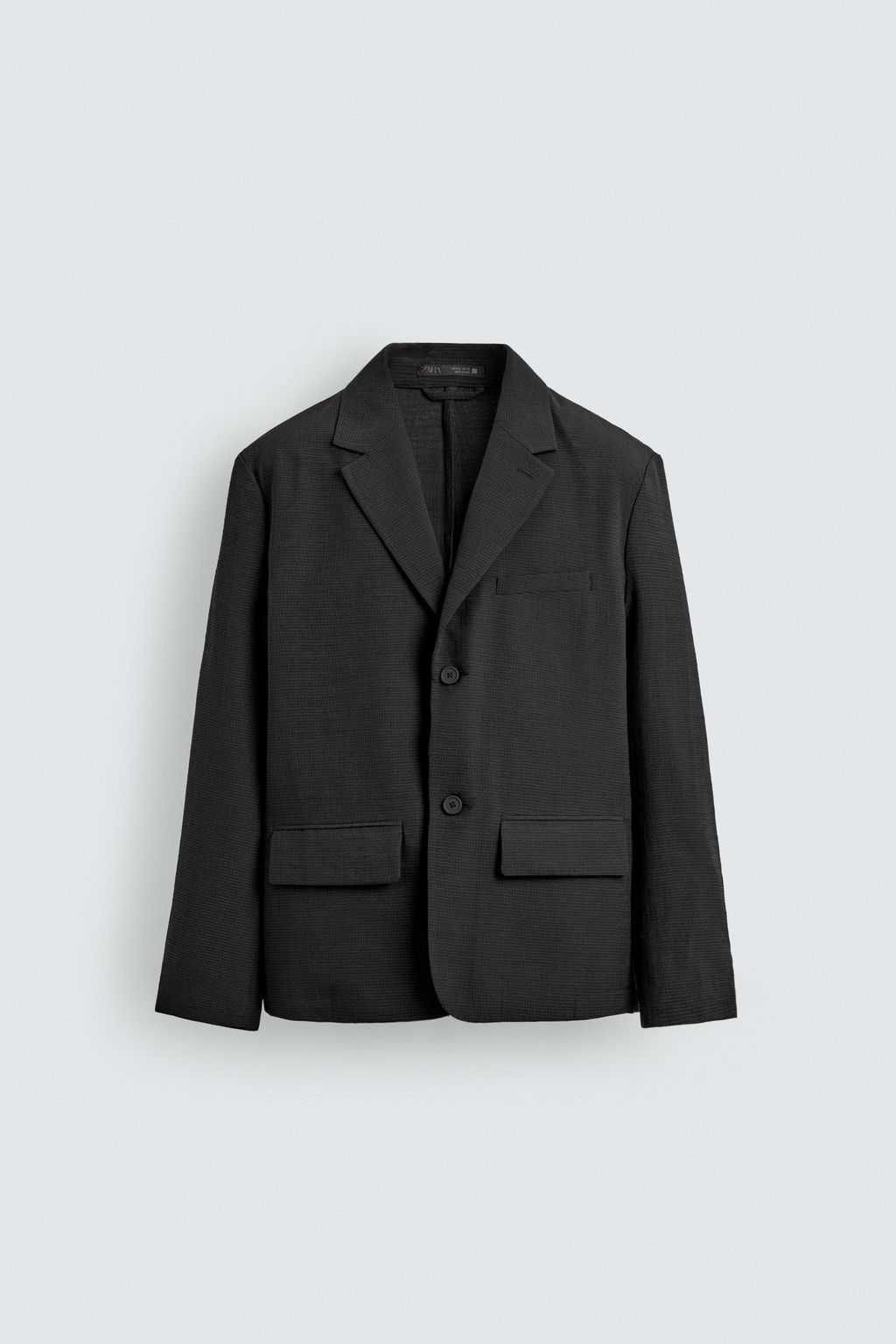 PANTAL?N PLIEGUES TRAJE RELAXED FIT / Negro - Zara фото 17