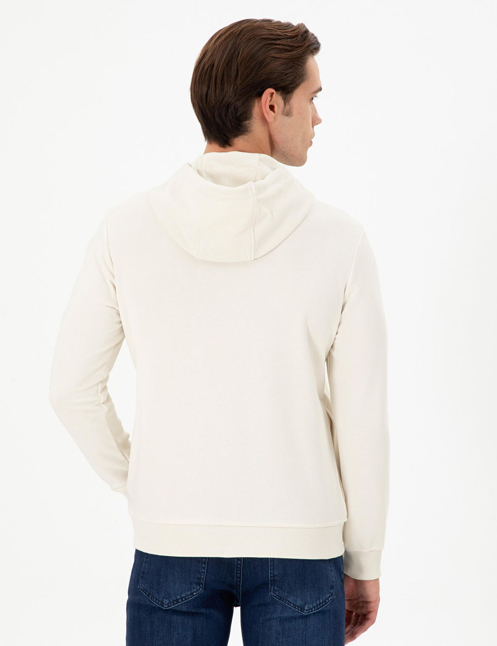 Мужской кремовый свитшот Неожиданная скидка в корзине - U.s. polo assn фото 5