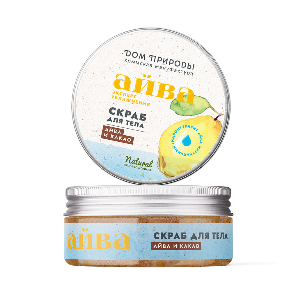 Скраб для тела Айва и какао, 180г - Мануфактура дом природы фото 2