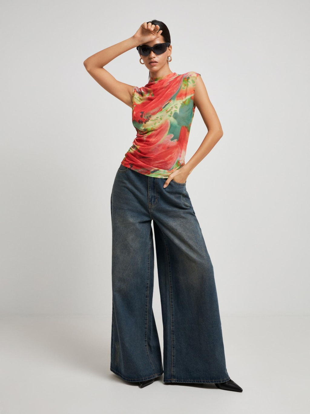 10200270382 Блузка жен. Rochetta оранжевый