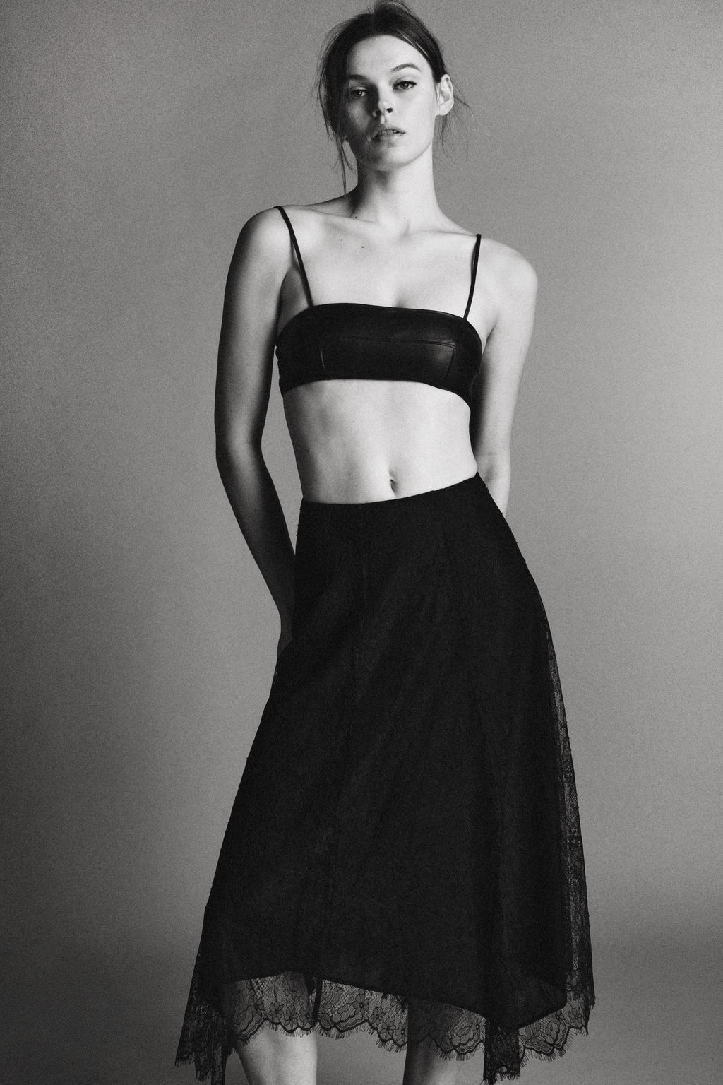 ZW COLLECTION LACE MIDI SKIRT