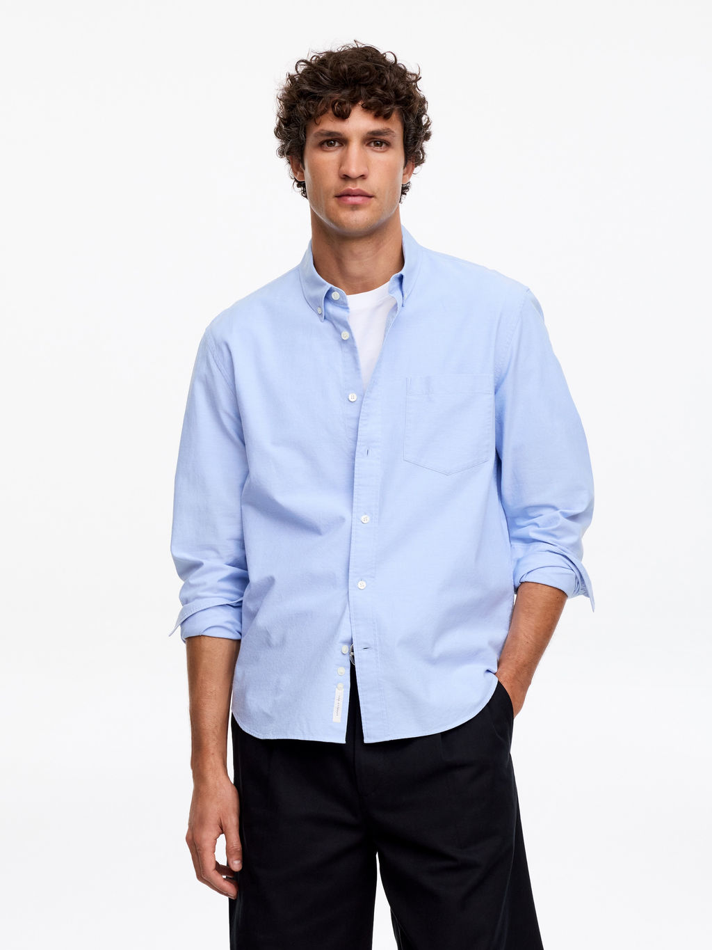 Camisa Oxford regular - H&m фото 8