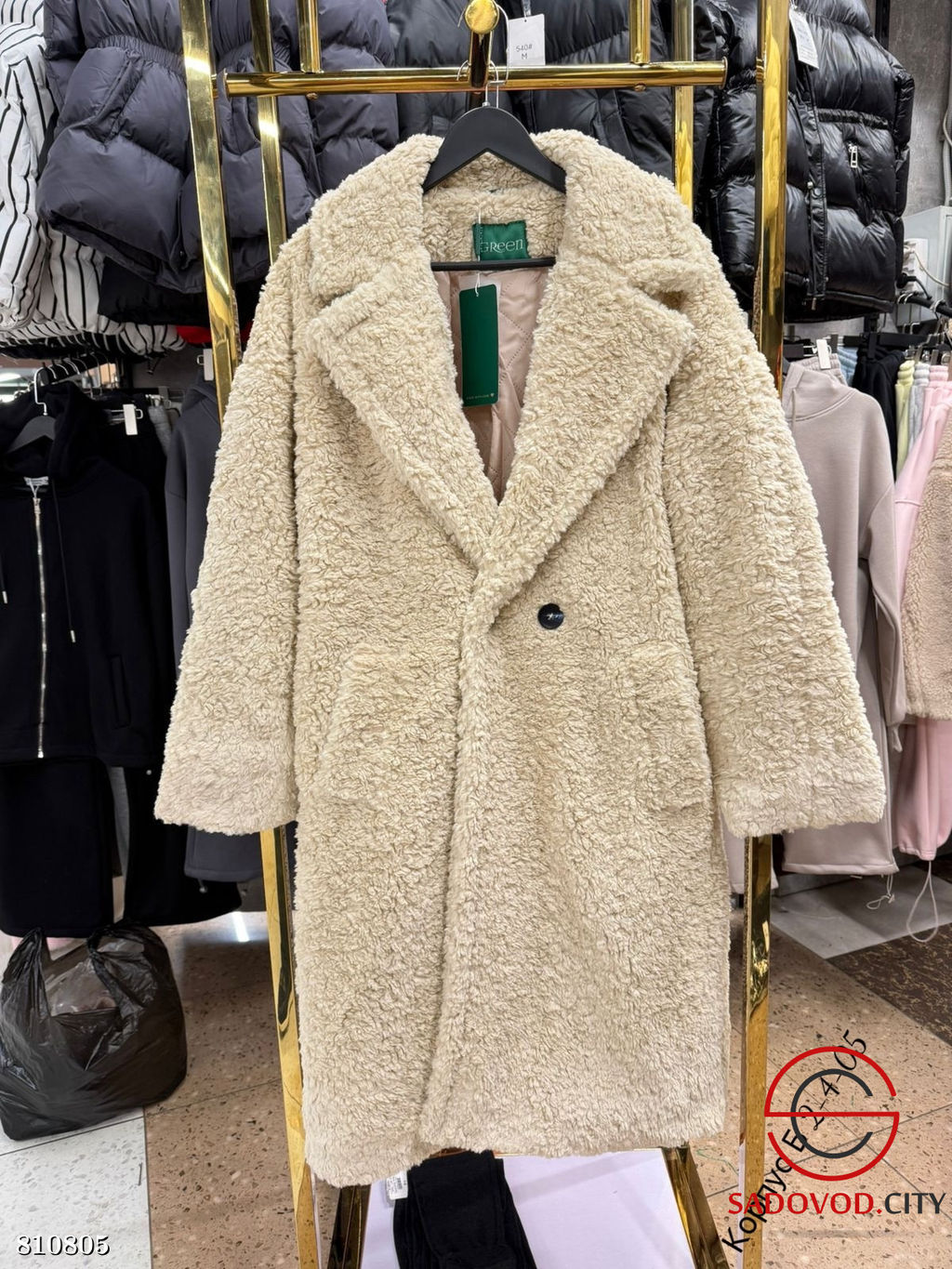 Тёплое женское пальто Тедди - Bruno фото 3