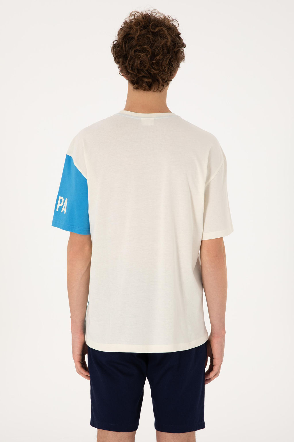 Erkek Comfort Fit Bisiklet Yaka Ekru Ti__rt Sepette S_rpriz _ndirim - U.s. polo assn фото 5