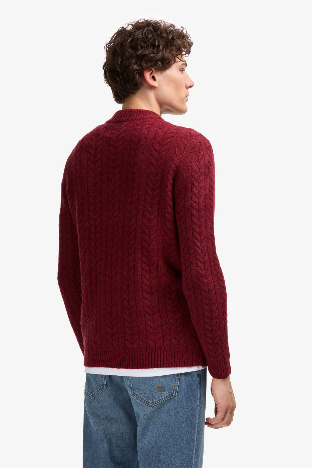 Erkek Bordo Kazak - U.s. polo assn фото 5