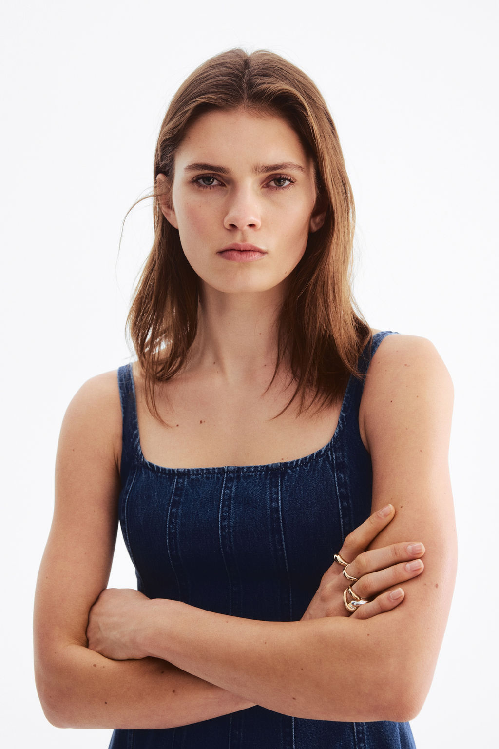 Vestido denim midi - H&m фото 6