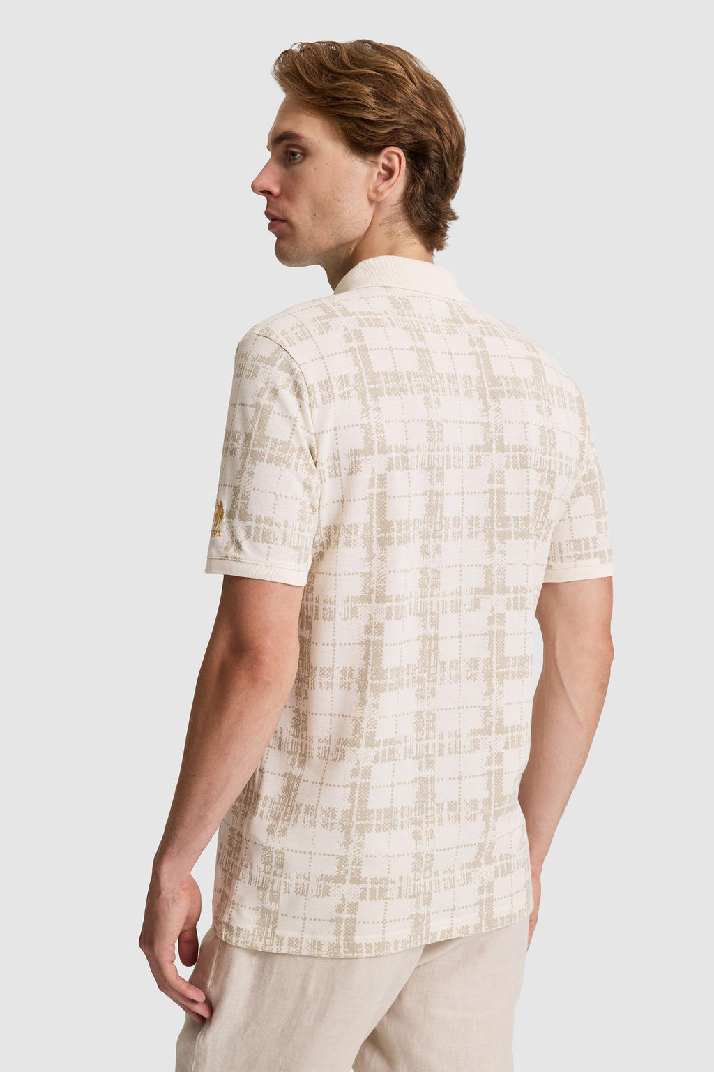 Erkek A__k Haki Regular Fit Polo Yaka Ti__rt