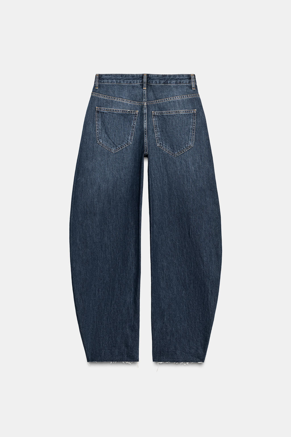 ZW COLLECTION BARREL MID-WAIST JEANS - Zara фото 7