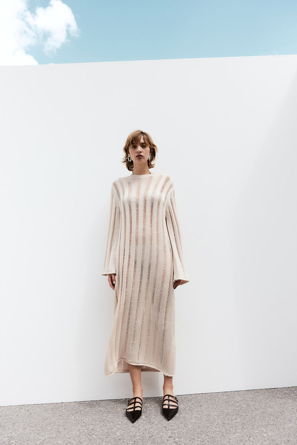 Vestido efecto punto escalera - H&m фото 3