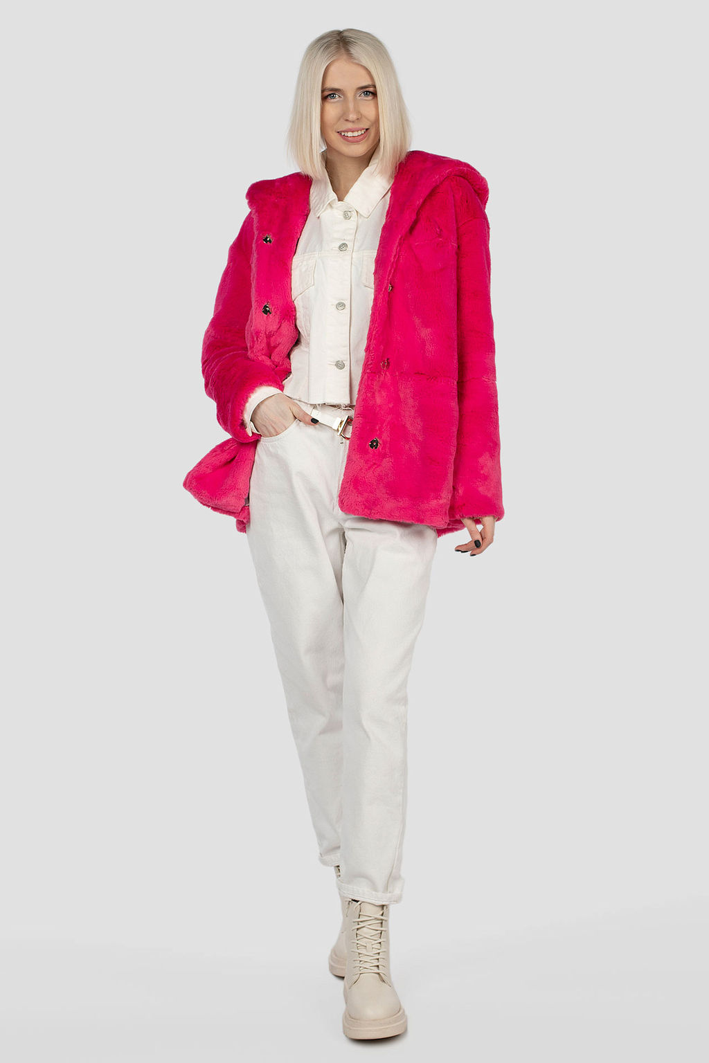 Пальто женское демисезонное (пояс) - El podio фото 6