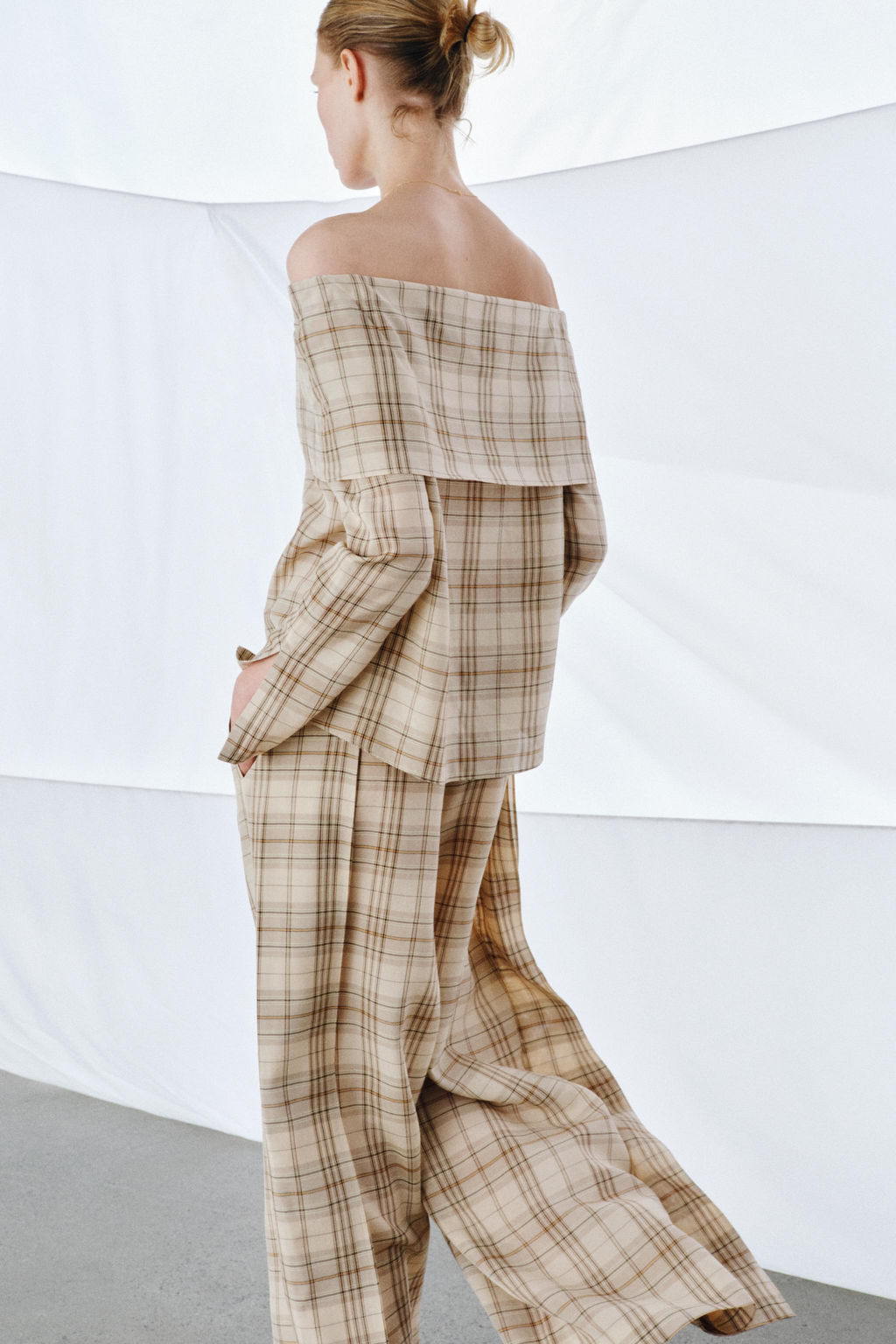 ZW COLLECTION CHECKS TOP - Zara фото 10