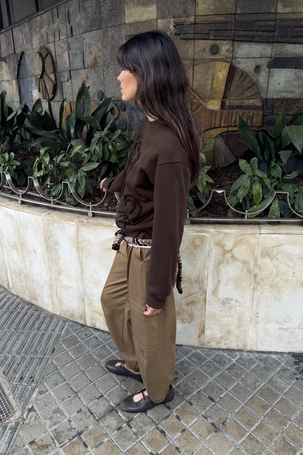 EMBOSSED BOW SWEATSHIRT - Zara фото 10