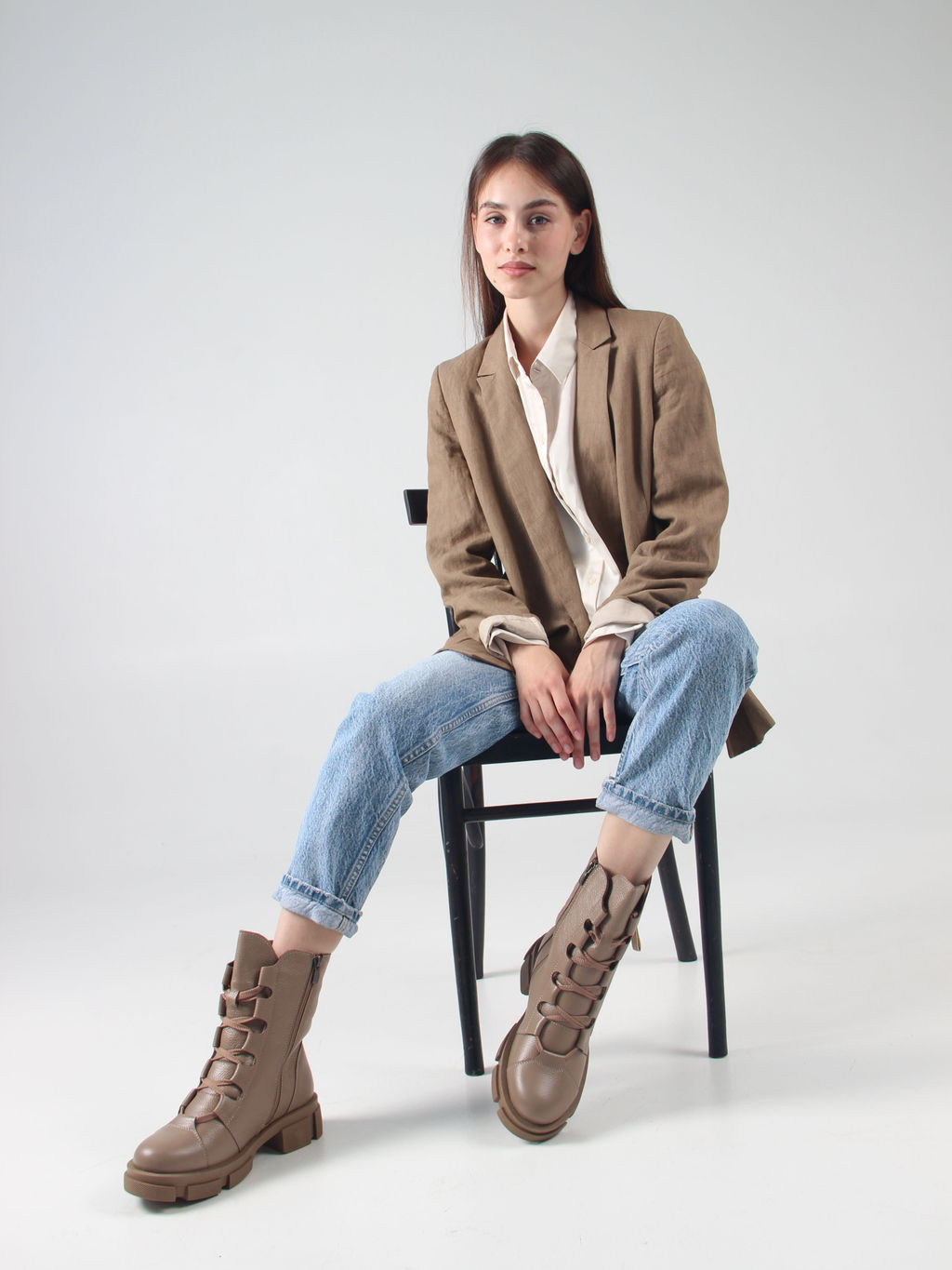 Ботинки 418.21074nut.cocoa flotter/шерсть