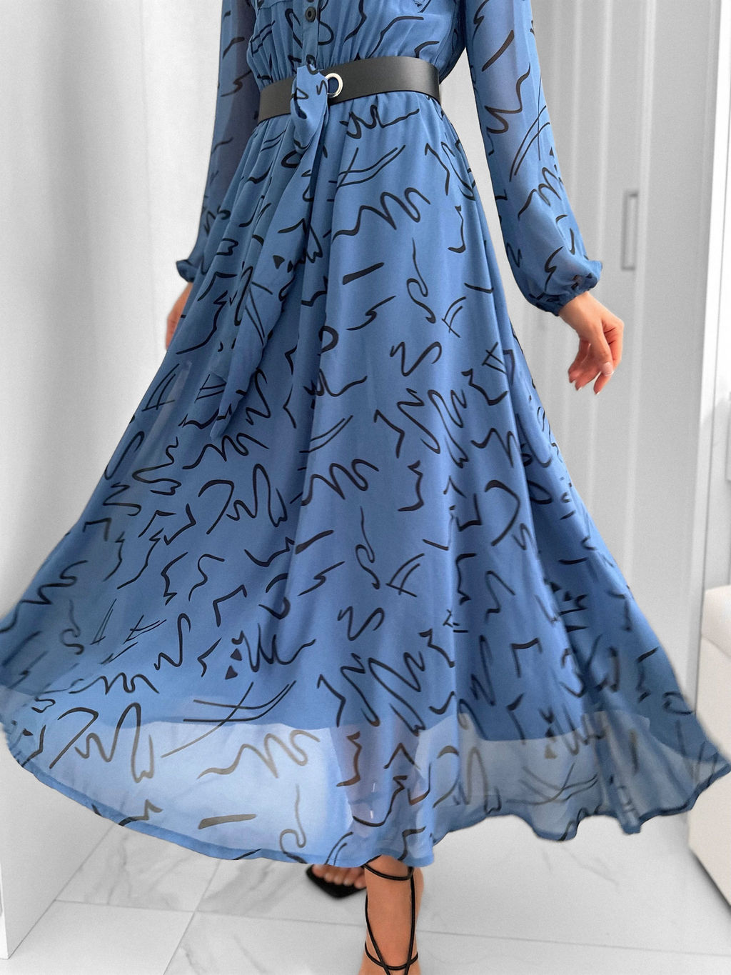 Платье Кэсси (синий) - Nadi bordo фото 4