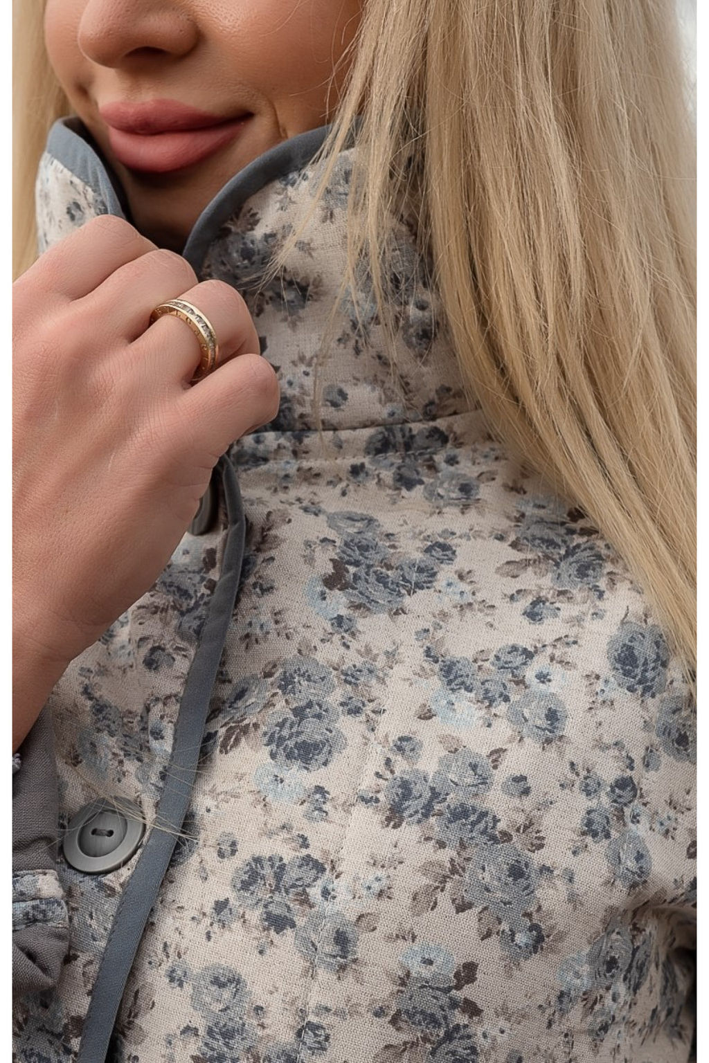 Куртка женская из полульняной ткани - Новый лен фото 4