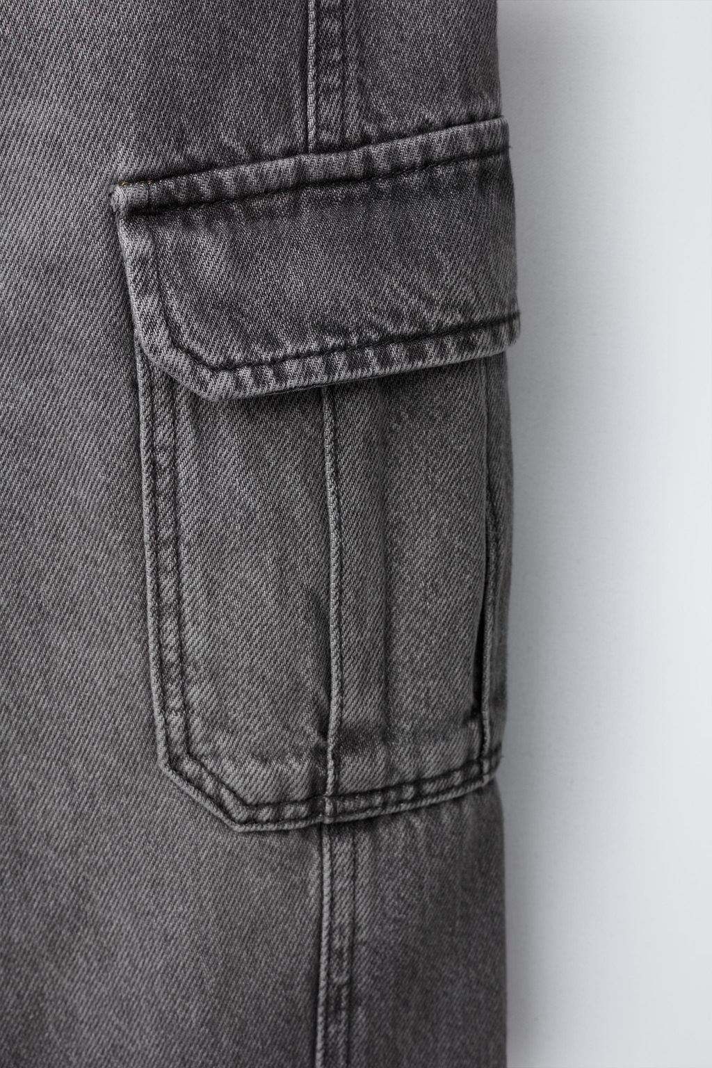 JEANS MULTICARGO / Gris - Zara фото 4