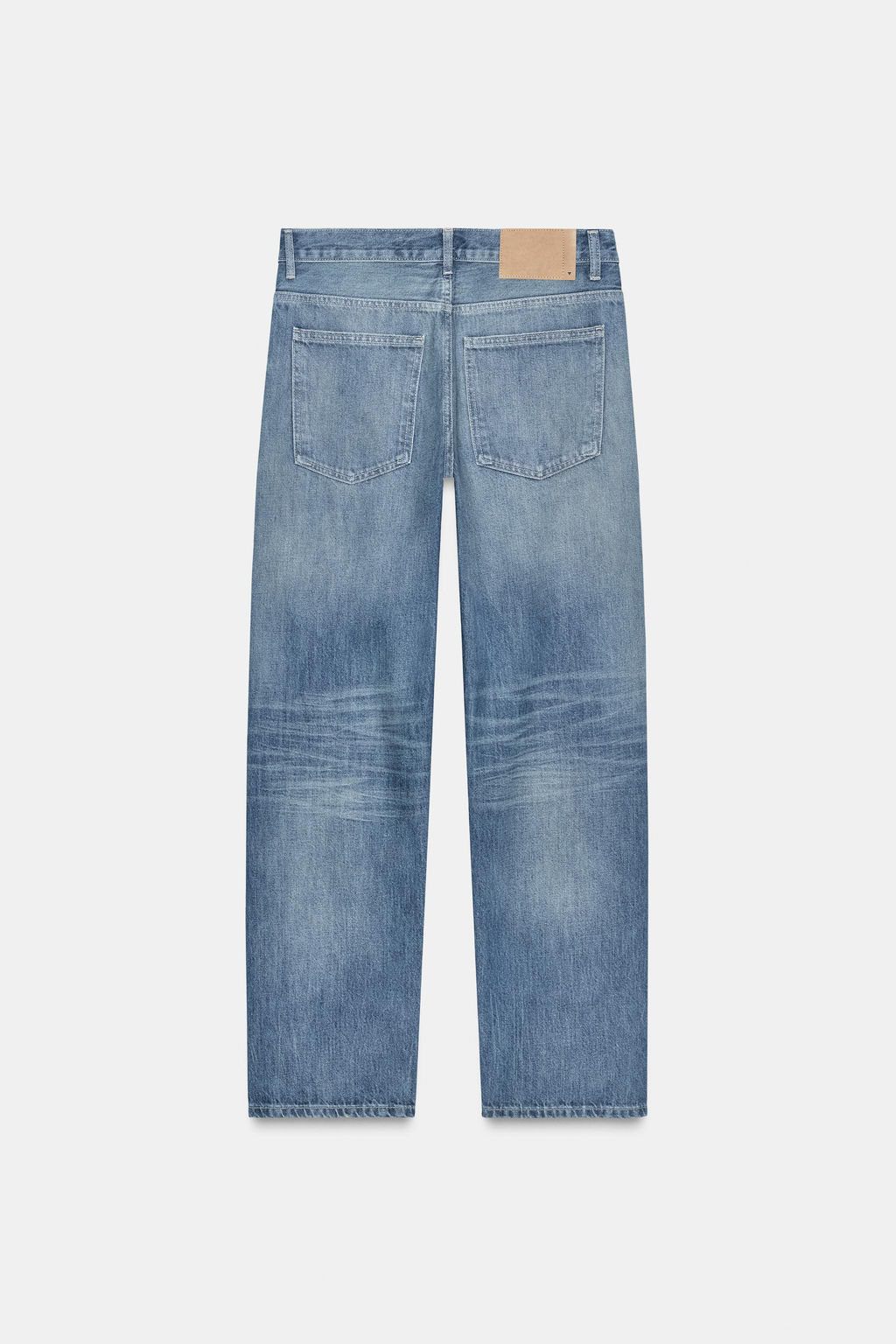 TRF LOW-RISE BAGGY TAPERED JEANS - Zara фото 8