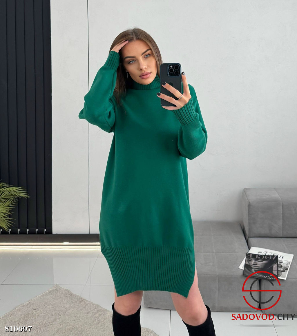 Вязаный свитер длинный - Bruno фото 3