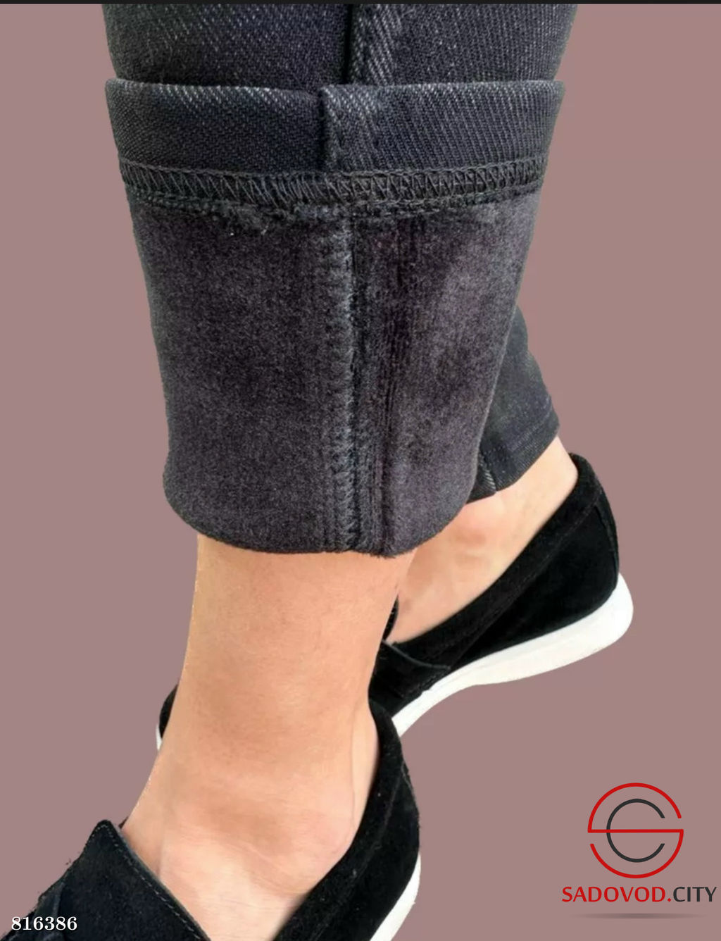 Джеггинсы женские с флисом внутри - Bruno фото 3