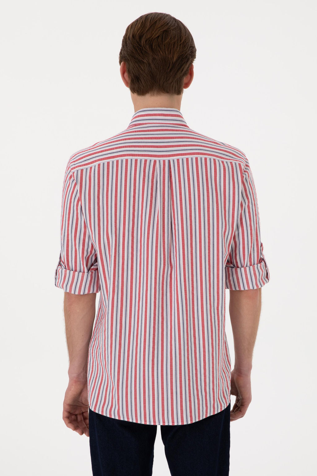 Erkek K_rm_z_ Uzun Kollu G_mlek Sepette S_rpriz _ndirim - U.s. polo assn фото 5