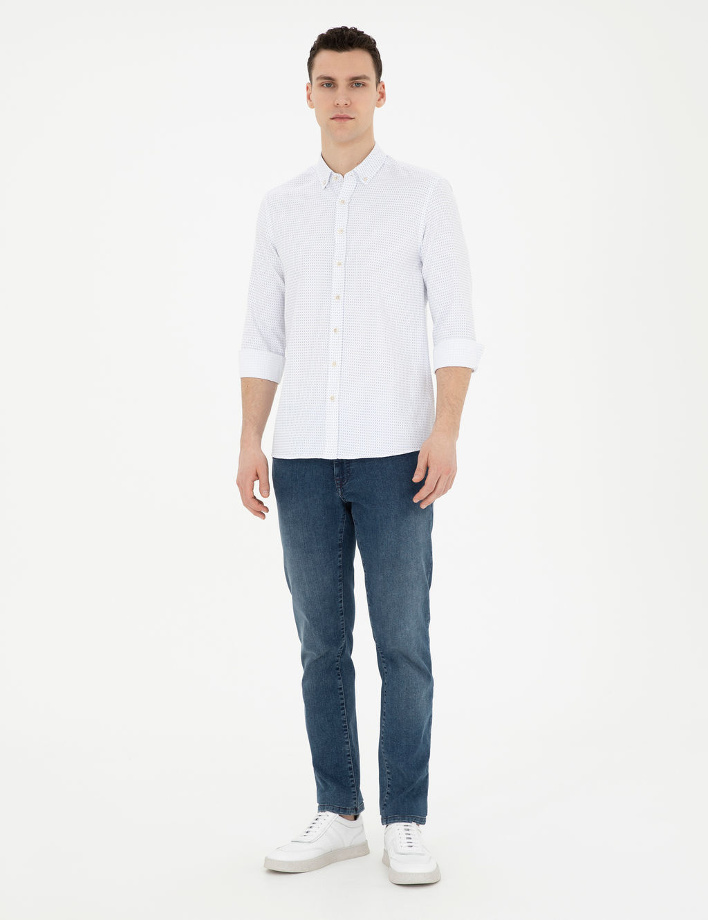 Saks Slim Fit Uzun Kollu G_mlek