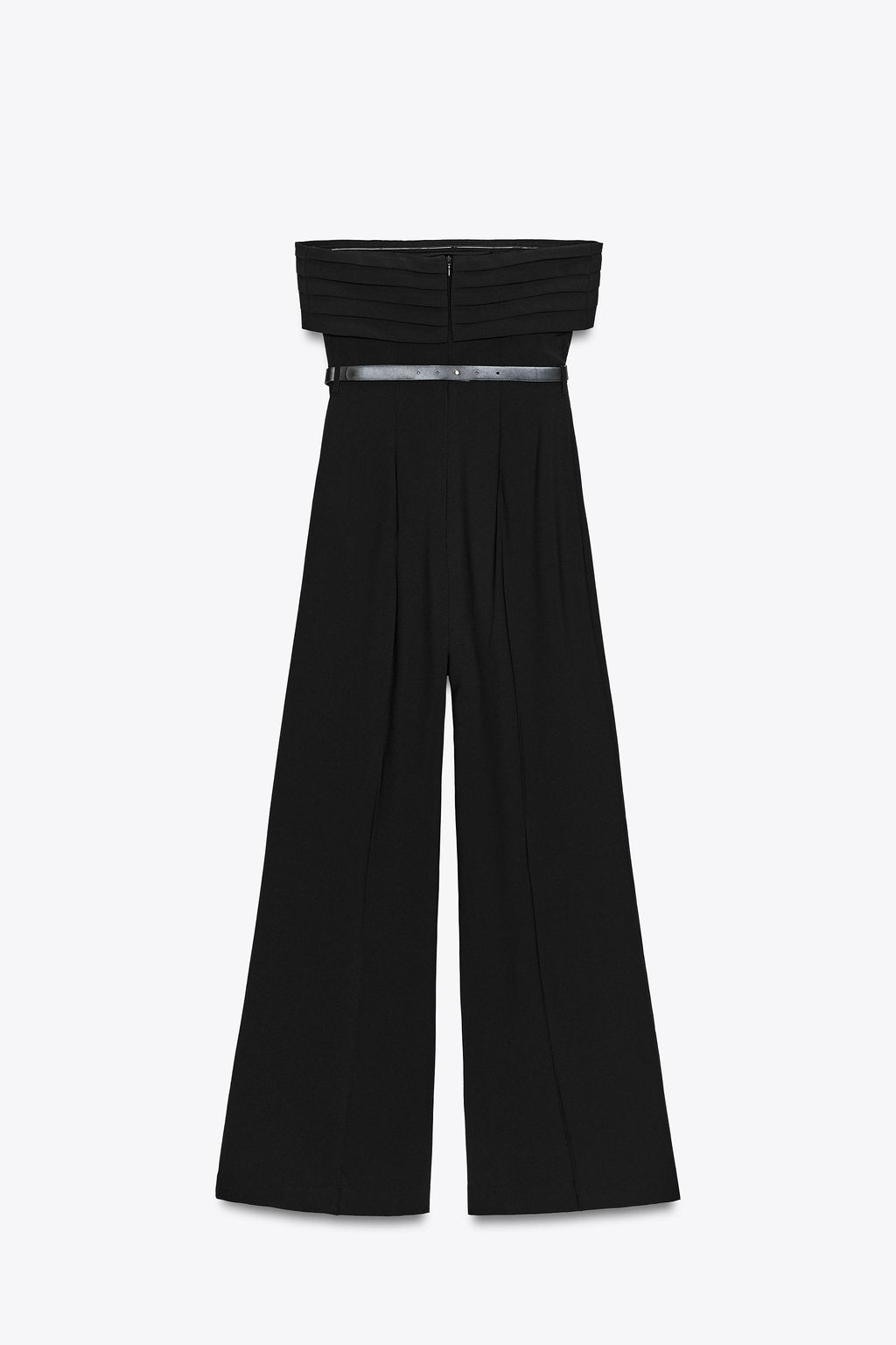 CREPE BUSTIER JUMPSUIT WITH BELT - Zara фото 8