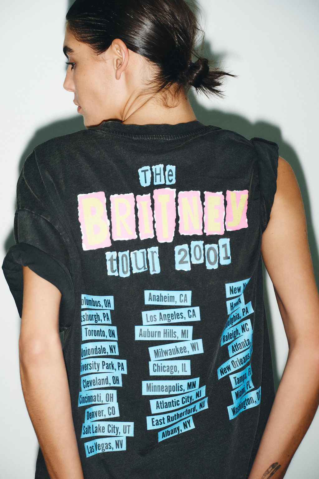 BRITNEY SPEASRS FADED-EFFECT T-SHIRT - Zara фото 6