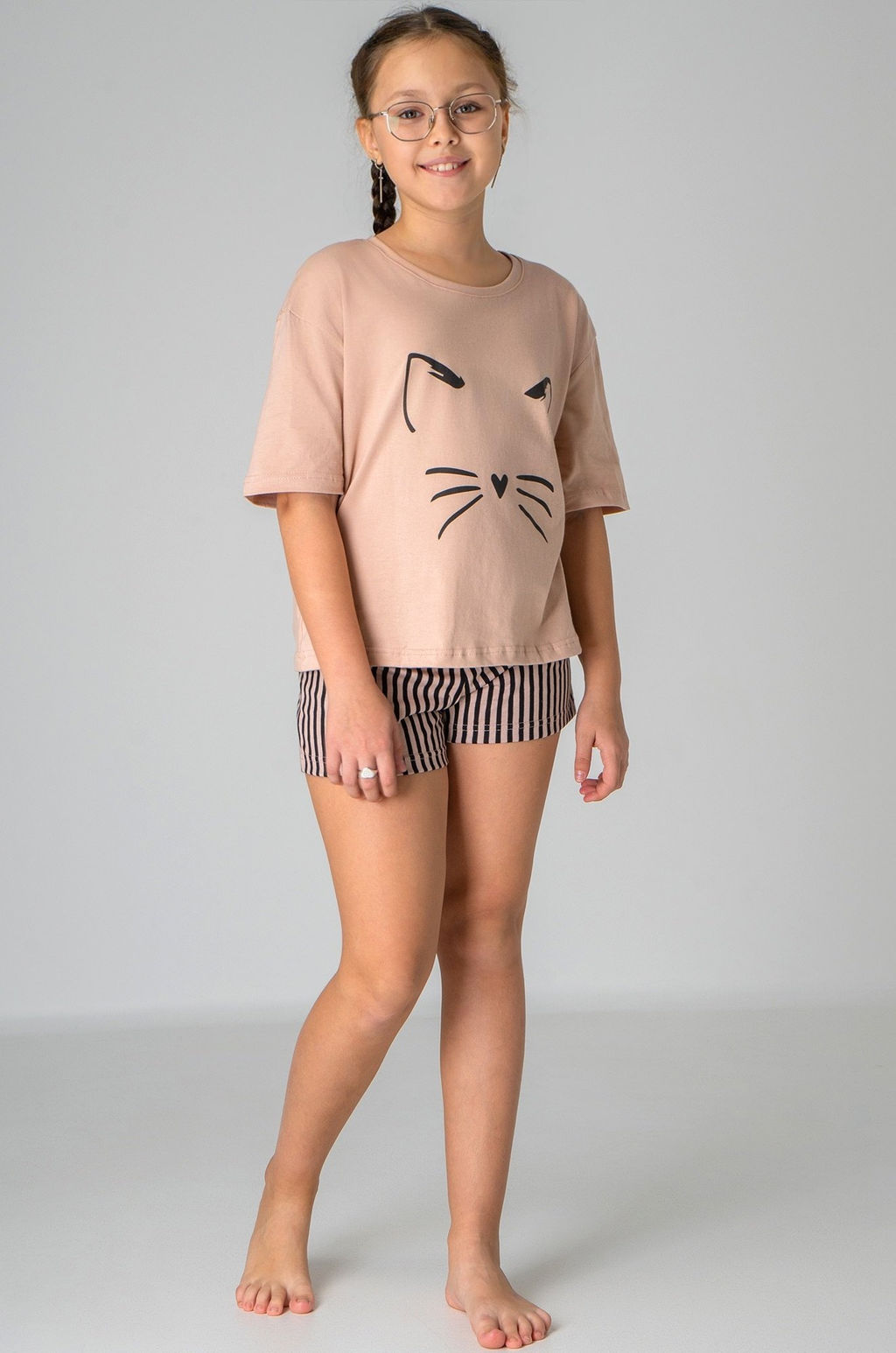 Хлопковая пижама для девочки Happyfox - Happy fox фото 8