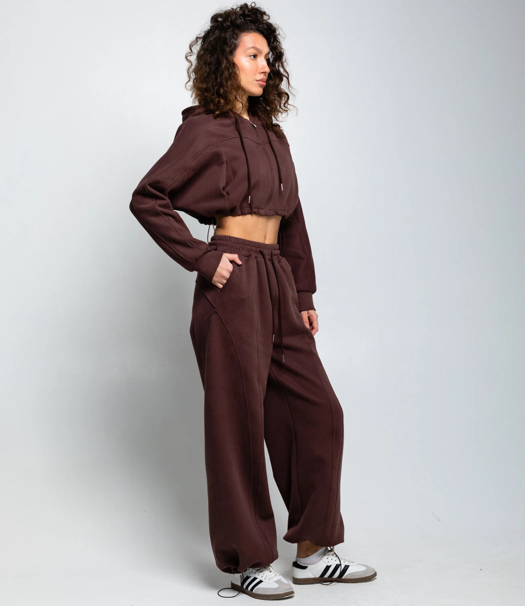 Спортивный костюм #КТ5848, шоколадный - Dommod фото 3