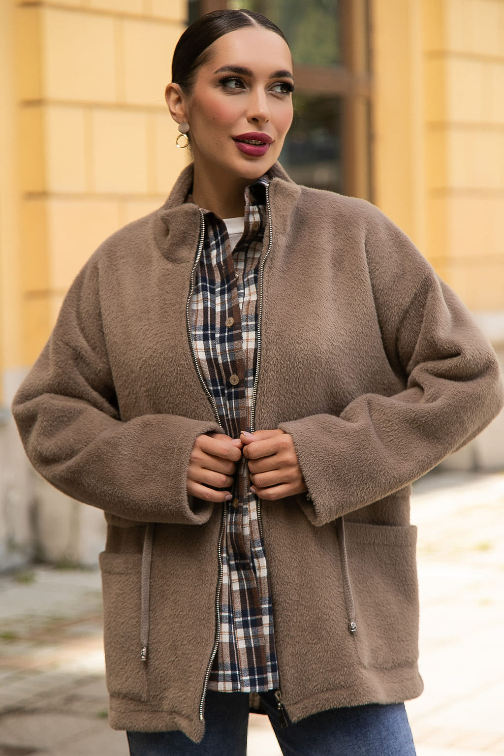 Пальто Альпака (искусственный мех) - Lt collection фото 9