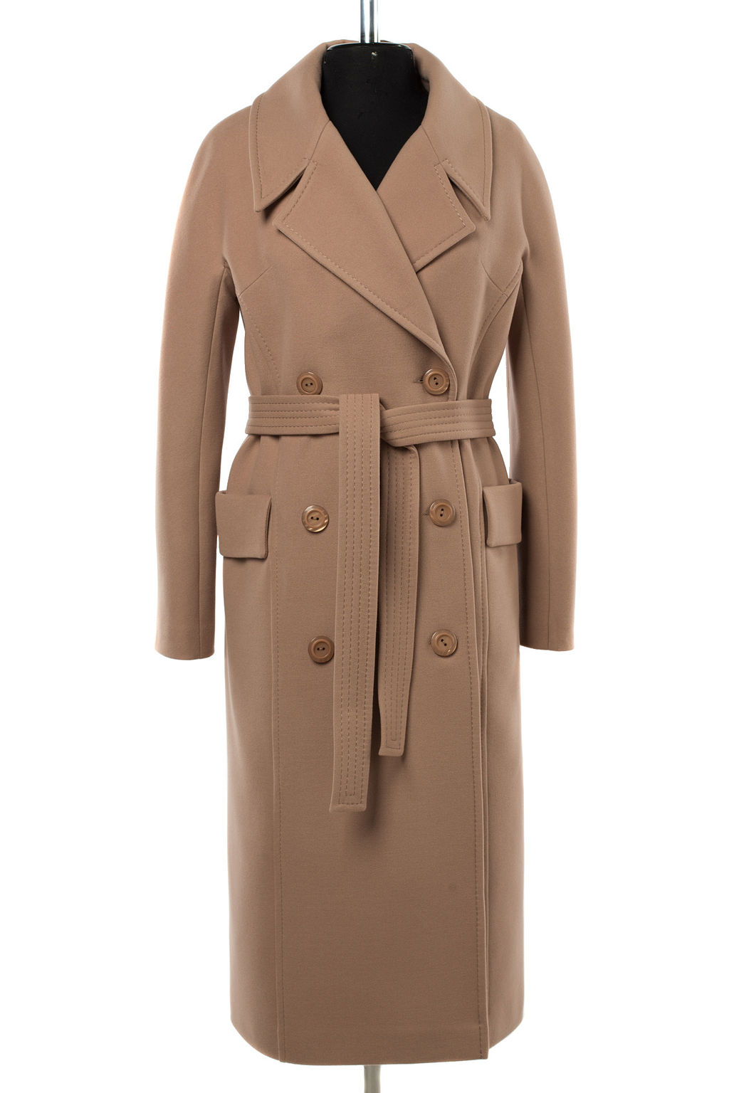 01-10517 Пальто женское демисезонное (пояс)